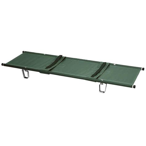 Military Folding stretcher with Green Canvas - ARASCA Medical Equipment ...