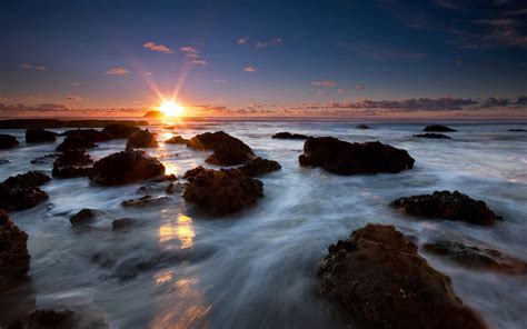 ocean, Landscapes, Nature, Coast, Rocks, New, Zealand Wallpapers HD / Desktop and Mobile Backgrounds