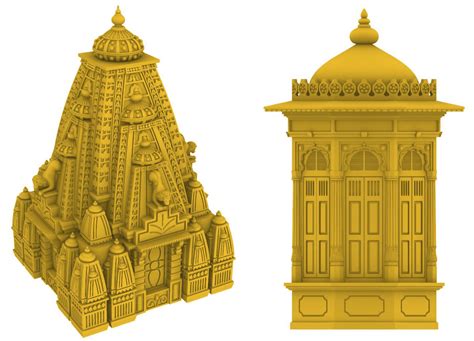 Bridging Technology with Devotion: A 3D Print of Temple Replica