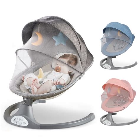 Kimbosmart Baby Swing Bouncer Chair Infant Swing Electric Remote ...