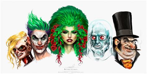 Batman villains by pardoart on DeviantArt