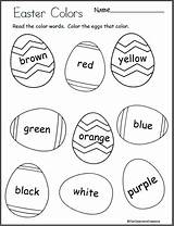 Free Easter Egg Color Worksheet  Made By Teachers sketch template