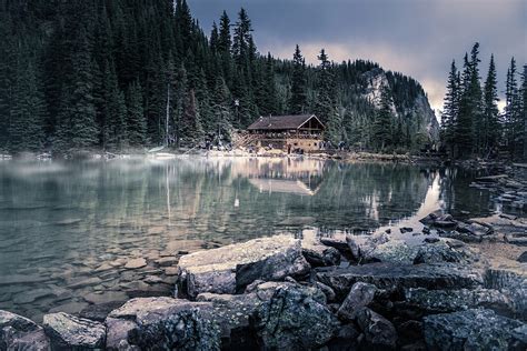 Lake Agnes Tea House Photograph by Thomas Nay - Fine Art America