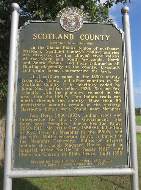 Scotland County Marker (Scotland County, Missouri) | Flickr