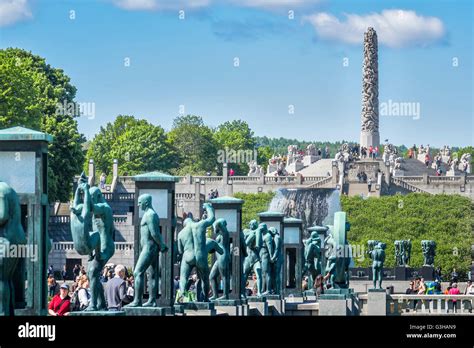 Gustav Vigeland Sculpture Park Oslo Norway Stock Photo - Alamy