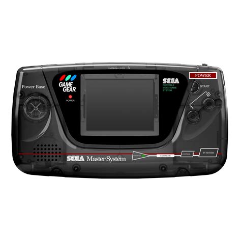 Sega Game Gear Console: Prestige Edition (Master System Clear Black)