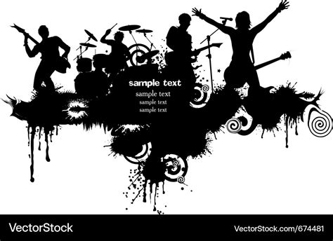 Rock band Royalty Free Vector Image - VectorStock