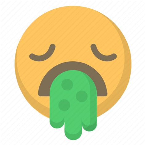 Barf, barfing, emoji, face, flu, puke, sick icon - Download on Iconfinder