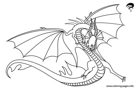 Death Song Dragon Coloring page Printable