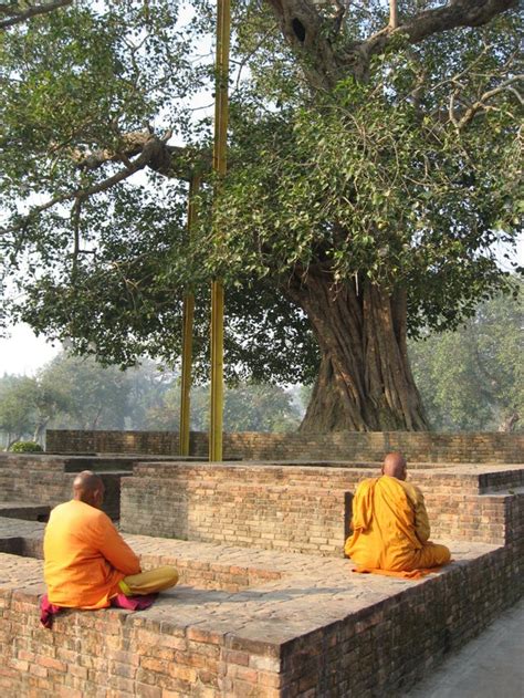 The monastery of Jetavana, where the Buddha spent much of his time and delivered many of the ...