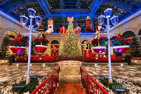 The Bellagio Christmas Tree And Decorations 2015 Photograph by Aloha Art