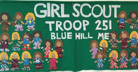 Our Troop Banner! Girl Scout Banners, Girl Scout Troops, Mixed troop banner | Girl scouts ...