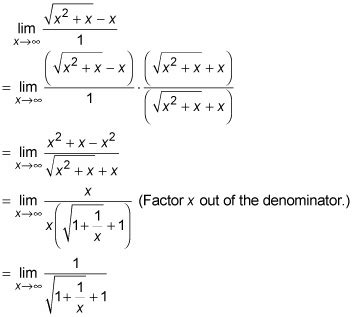 How to Solve Limits at Infinity by Using Algebra - dummies