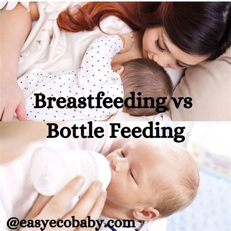 Breastfeeding vs Bottle Feeding - Easy Eco Baby