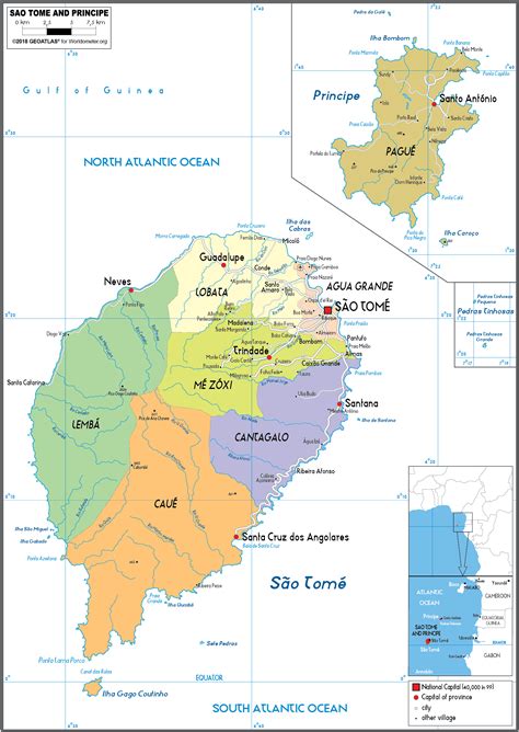 Sao Tome And Principe Map