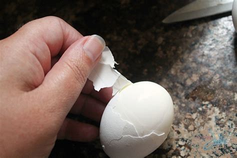 The Secret to Easy to Peel Hard Boiled Eggs - Sober Julie