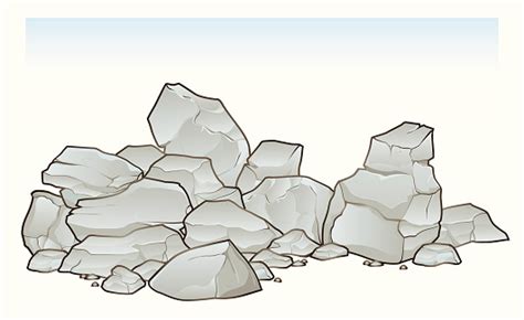 Pile Of Rubble And Debris Stock Illustration - Download Image Now - iStock