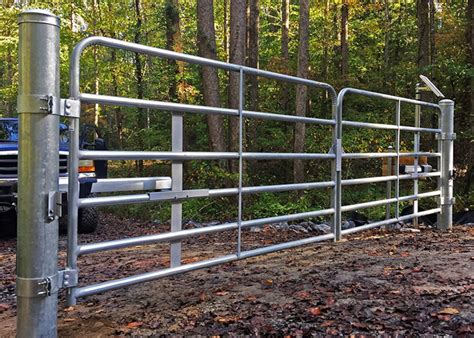 1170mm Galvanized Steel Farm Gates Rustproof Livestock 12 Foot Metal ...