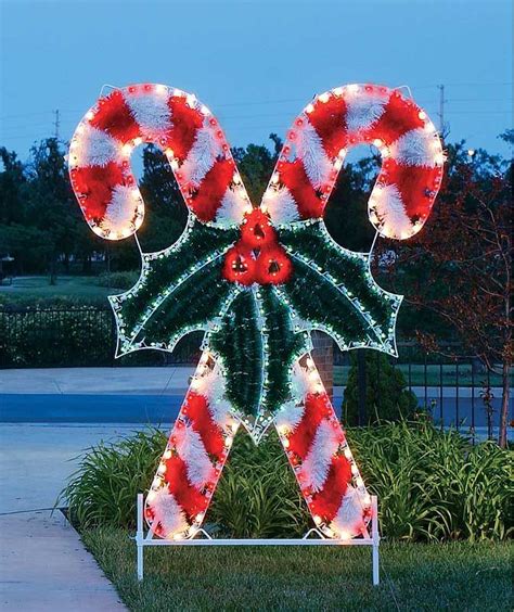 Outdoor Candy Cane Decorations