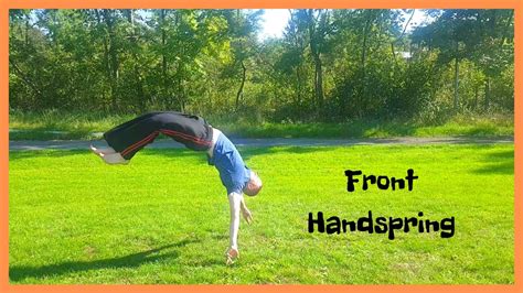 How to do a Front Handspring|Front Handspring Tutorial|by Infinite Tutorials - YouTube