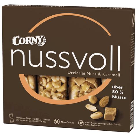 Corny Nussvoll Noix Caramel (4 Barres) – Elmercado