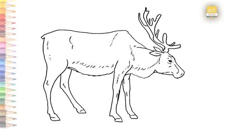 Elk Outline Drawing