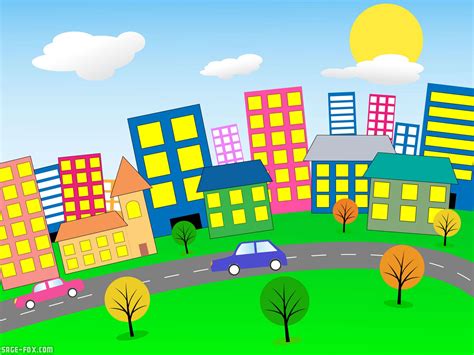 Cartoon City Vector at Vectorified.com | Collection of Cartoon City ...