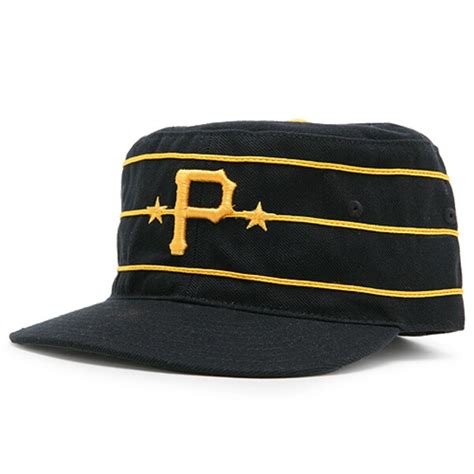 Pittsburgh Pirates Black Cooperstown 1977 Vintage Fitted Hat - Fanatics.com