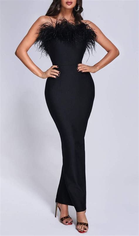 Our dress was so elegant that it was a must for the party. The black ...