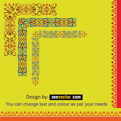 Floral Border Vector FREE download - Vector Design - Cdr, Ai, EPS, PNG, SVG