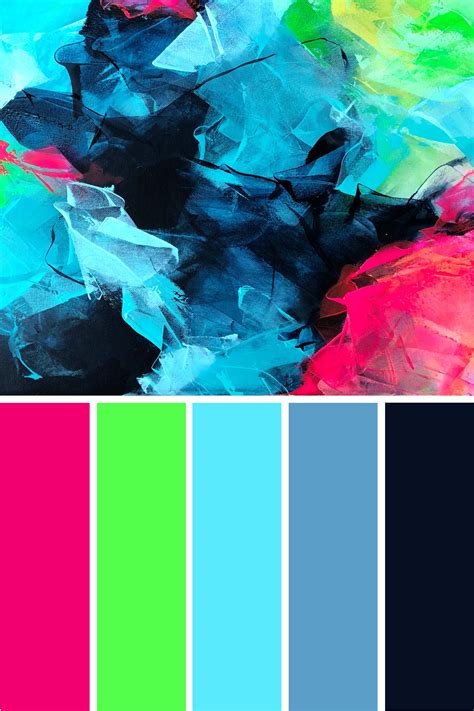 Vibrant Neon Colour Palette