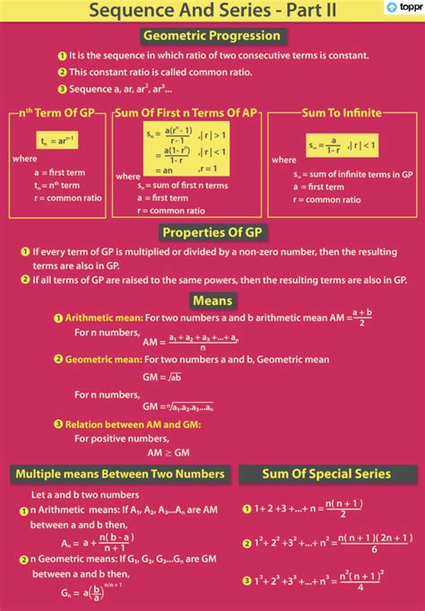 Geometric Progression: Definition, Formulas, Properties and Examples