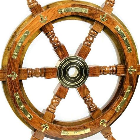 Wooden Ship Wheel Wall and Pirate Décor Pirate Rustic - Etsy