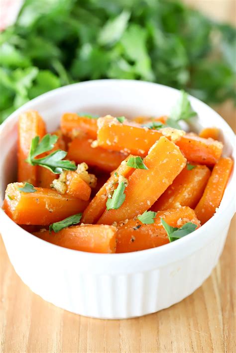 Brown Sugar Glazed Carrots - Yummy Healthy Easy