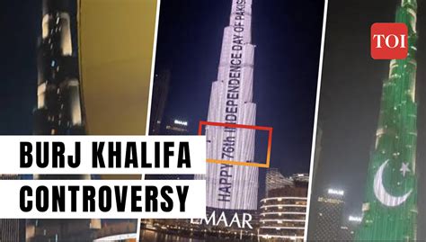 Burj Khalifa Controversy: Indian Flag displayed at Burj Khalifa after Pakistan Meltdown, What ...