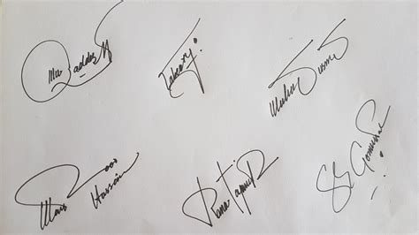 best signature | Tanda, Surat, Tanda tangan