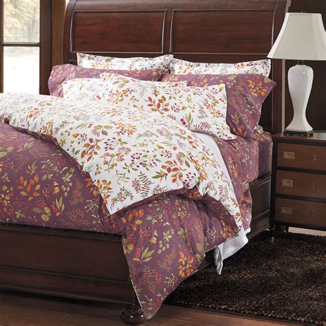 Fall in love with with autumn-inspired print - Lenora Bedding / Fall 2017 | Fall bedding, Bed ...