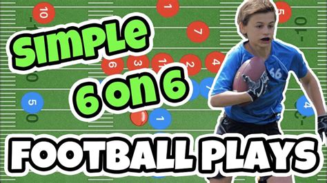 Simple 6 on 6 Flag Football Plays - YouTube