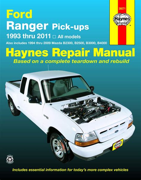 1993 - 2011 Ford Ranger service and repair manual - Zofti