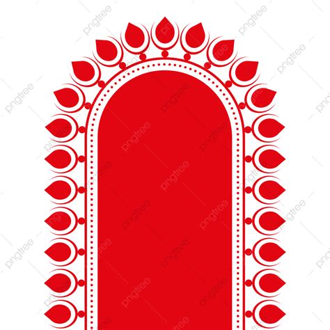 Festival Durga Puja Vector Hd Images, Durga Puja Decorations Hindu ...