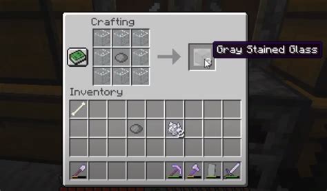 How To Make A Gray Stained Glass Pane: Minecraft Recipe