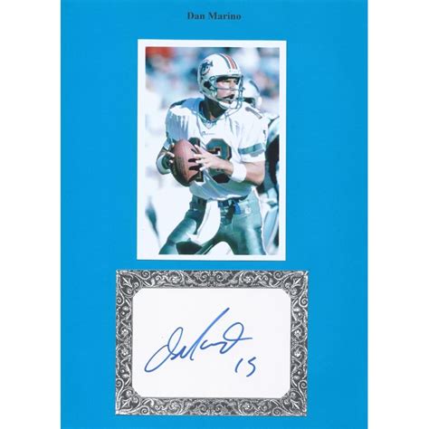 Dan MARINO Autograph