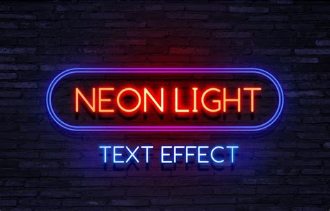 Photoshop Neon Styles and Neon PSD Mockups | PSDDude