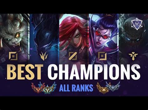 ALL RANKS! BEST Champions for EVERY Role in Season 12 | League of ...