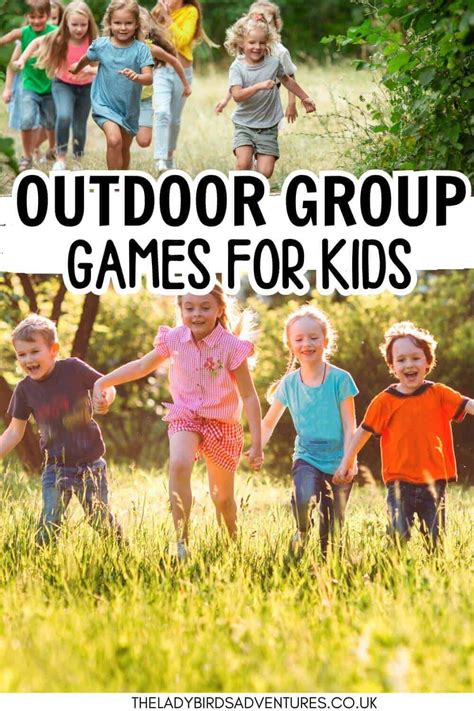 Outdoor group games for kids - The Ladybirds' Adventures