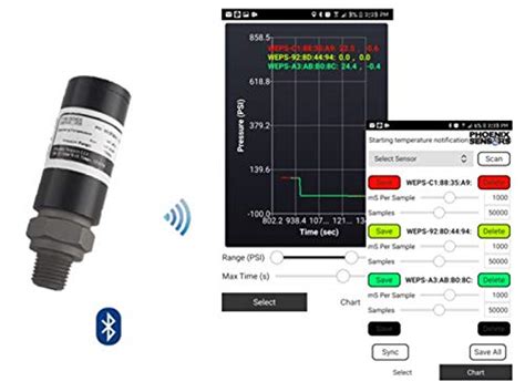 Amazon.com: Wireless Pressure Sensor, 1/4”NPT, 300PSI : Industrial ...