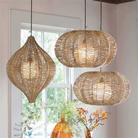 45 Model Lampu Rotan Unik dan Stylish di Rumah - Rumahku Unik