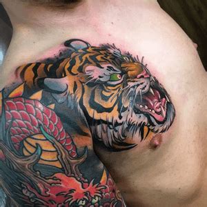 Tattoo uploaded by Aaron Bell • #tiger • Tattoodo