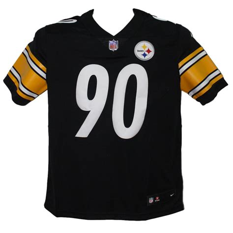 TJ Watt Autographed Pittsburgh Steelers Nike Limited Black Jersey BAS ...