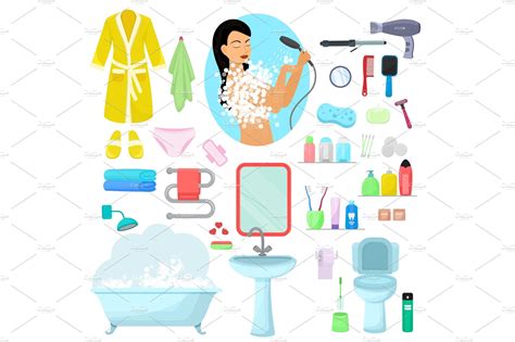 Hygiene personal care vector | Healthcare Illustrations ~ Creative Market